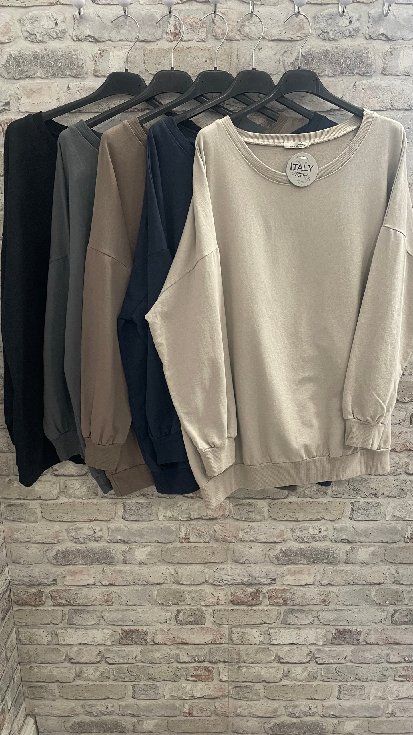 Relaxed Fit Italian Sweater - Made in Italy