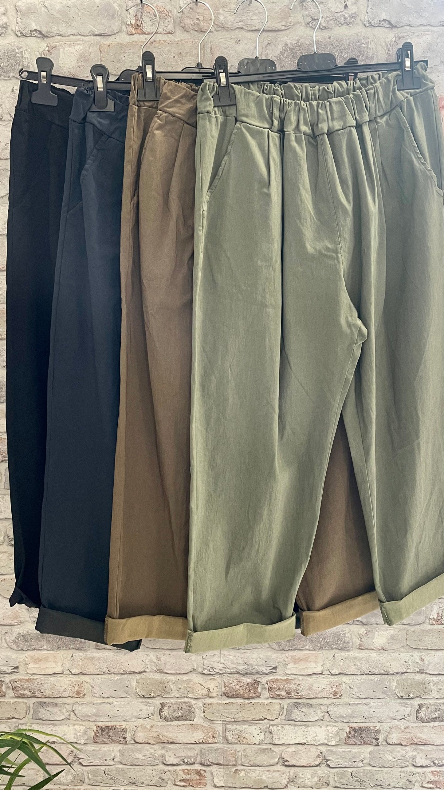 Plus Belt Loop Magic Trousers