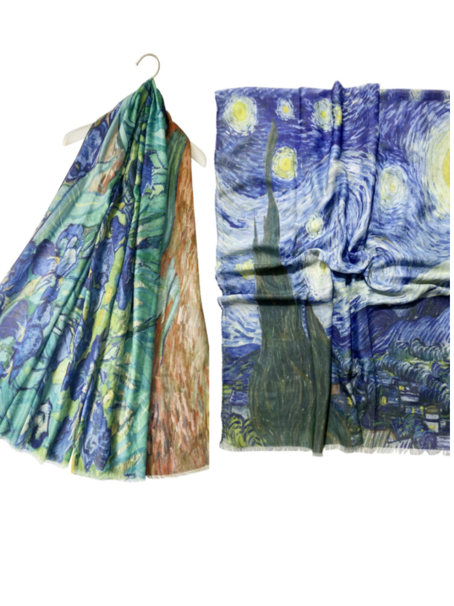 Artist Impression Scarf - Various Designs in a Cotton Mix Material