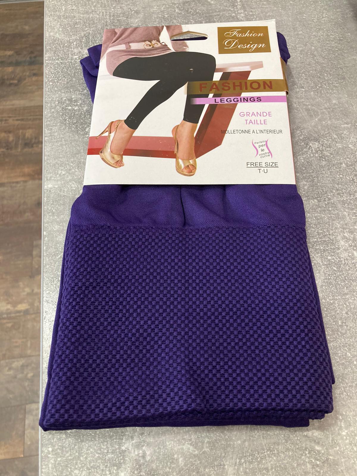 Fleece Lined Leggings - Regular Size in Various Colours