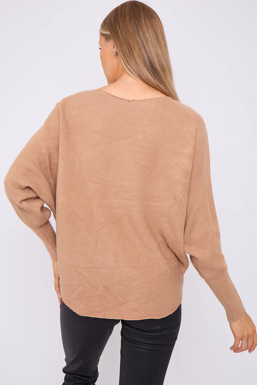 Heart Sequin Batwing Jumper - Chic & Sparkly Winter Wear