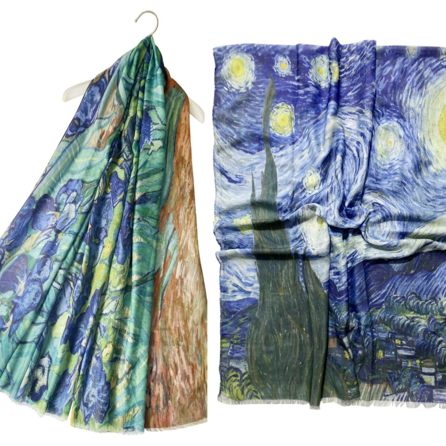 Artist Impression Scarf - Various Designs in a Cotton Mix Material