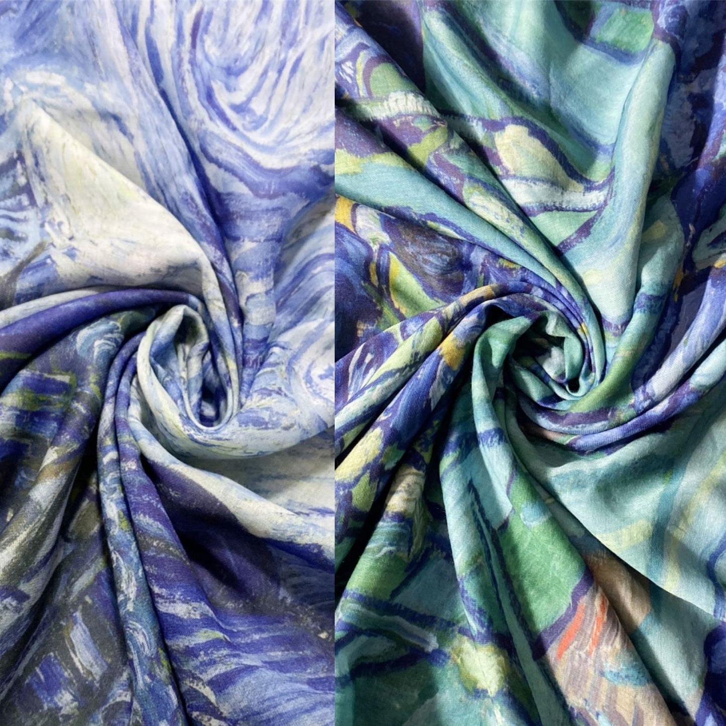 Artist Impression Scarf - Various Designs in a Cotton Mix Material