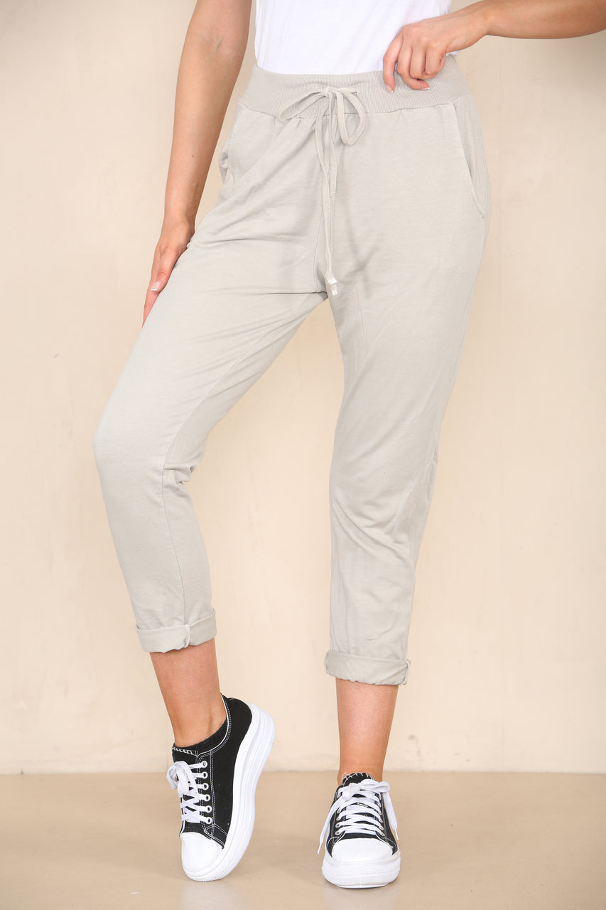 Jogging Trousers on model - Cotton Comfort Style in 2 Sizes