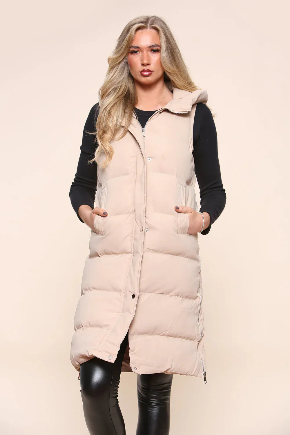 Puffer Gilet - Sleek Longline Design | Shop Now