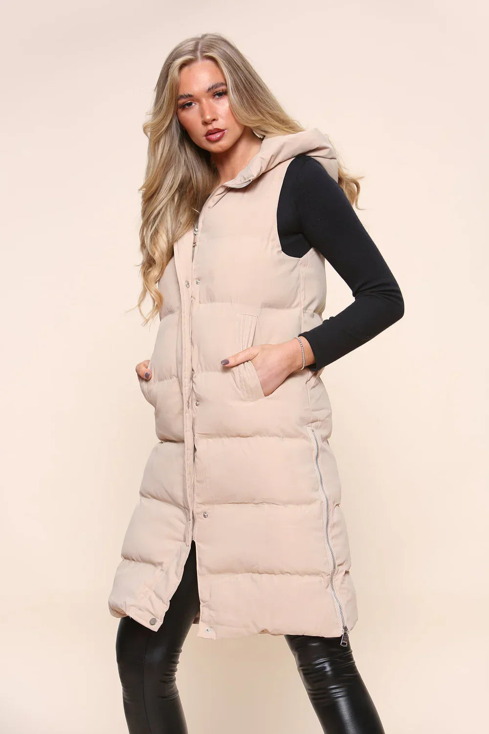 Puffer Gilet - Sleek Longline Design | Shop Now