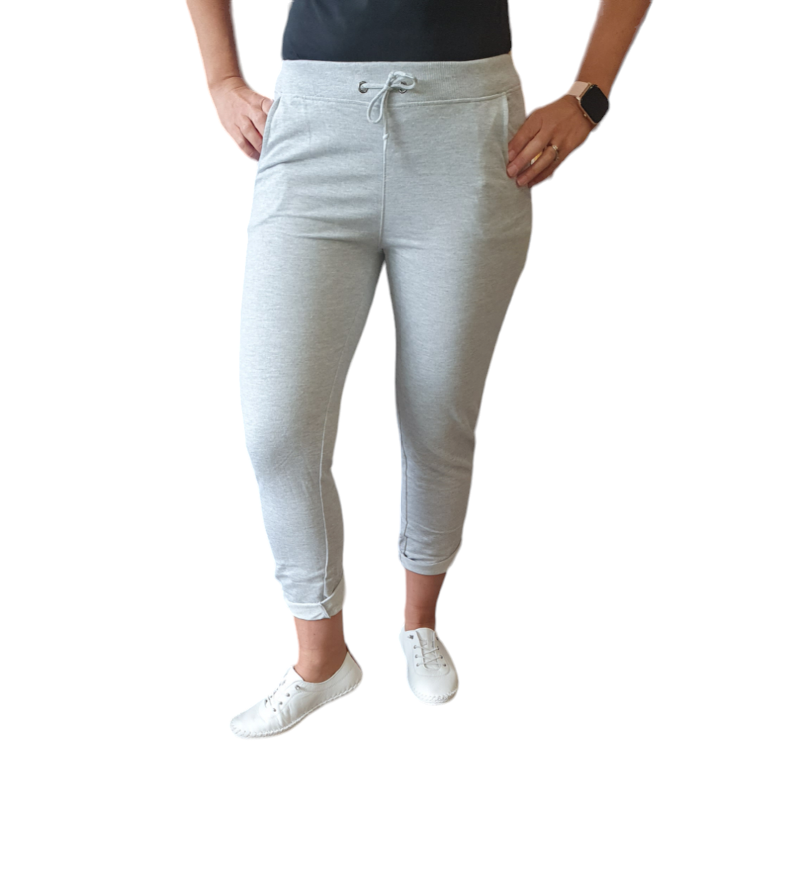 Jogging Trousers on model - Cotton Comfort Style in 2 Sizes