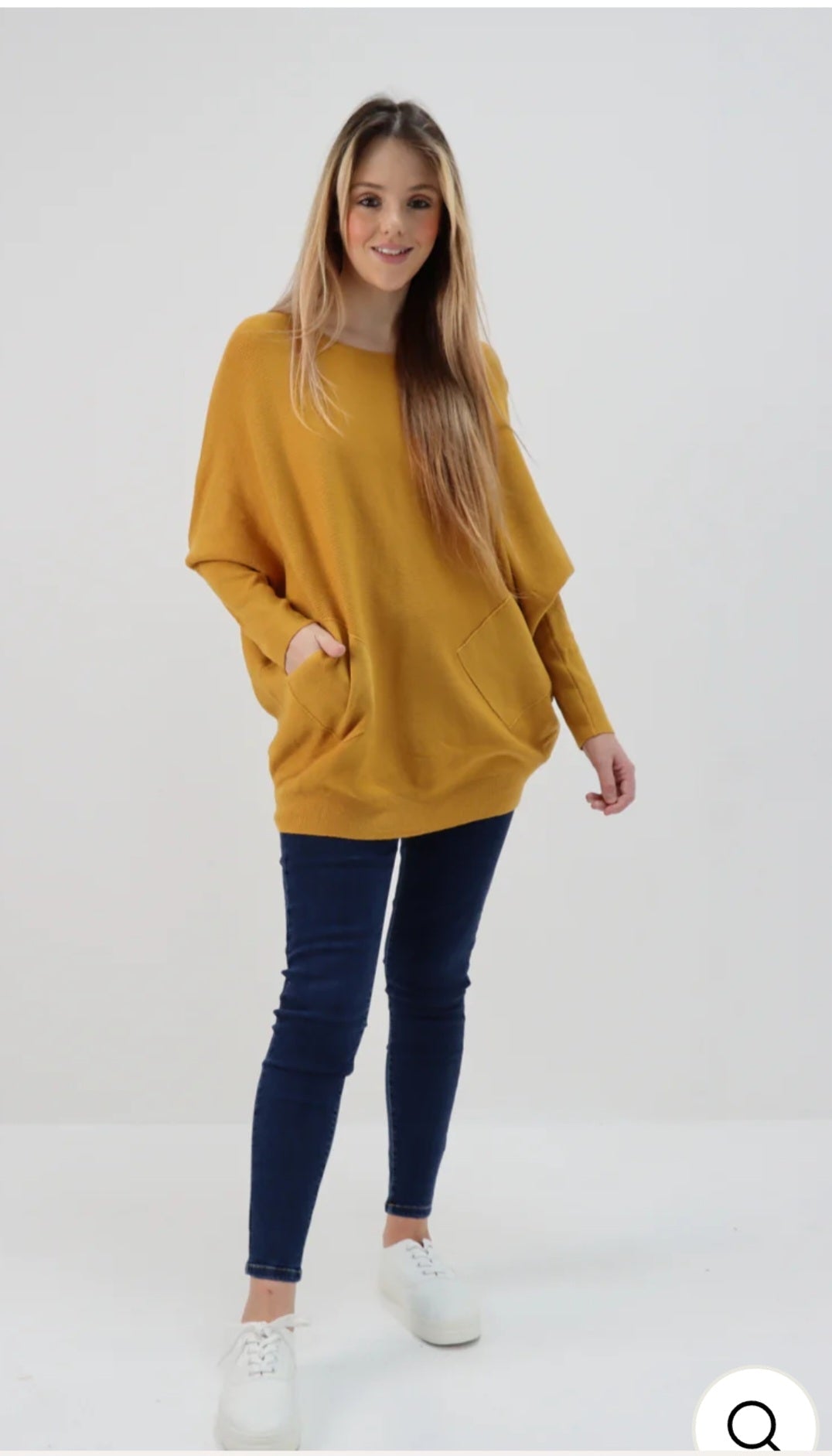 Lace Back Batwing Jumper - Stylish Italian Knitwear