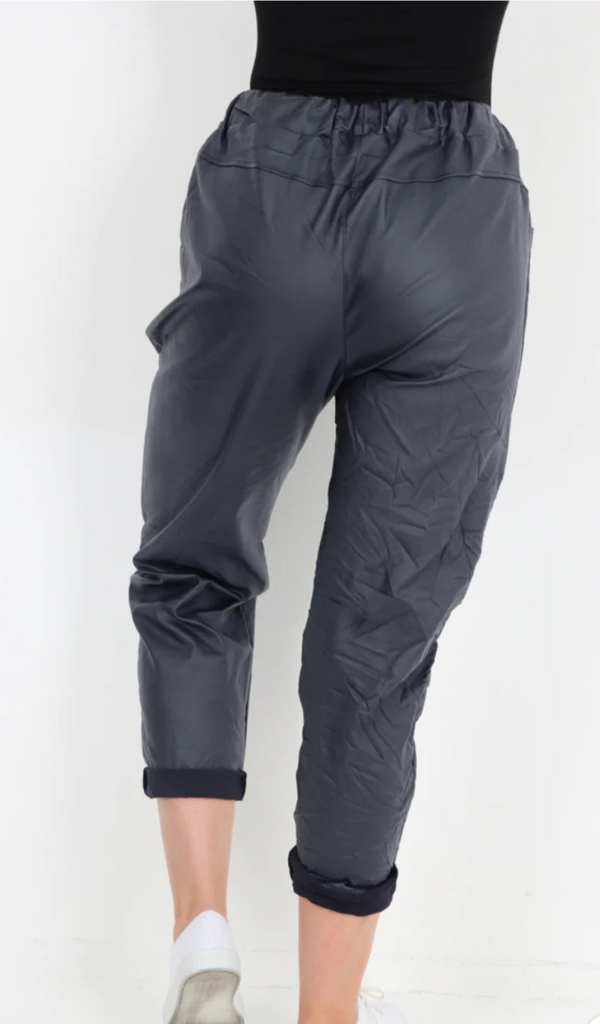 Magic Trousers - Shiny Wet Look in 5 Colour Options