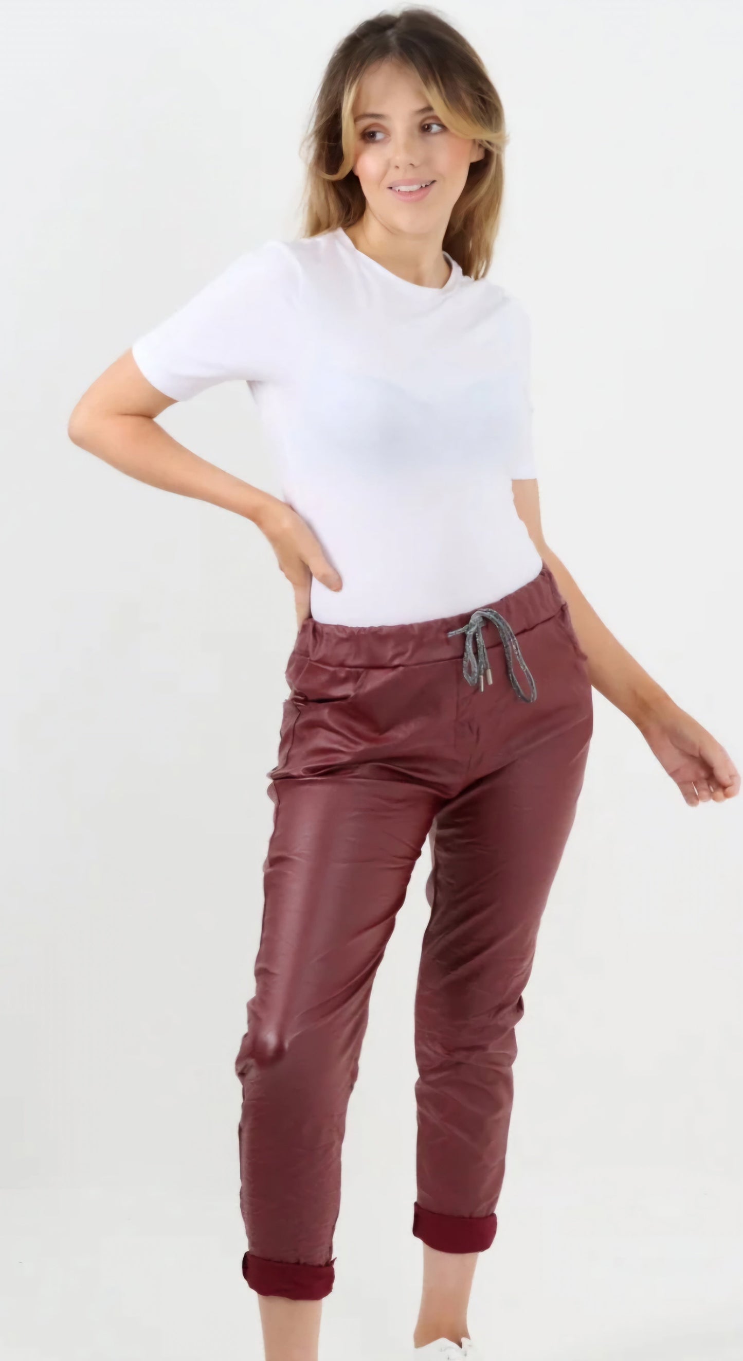 Magic Trousers - Shiny Wet Look in 5 Colour Options