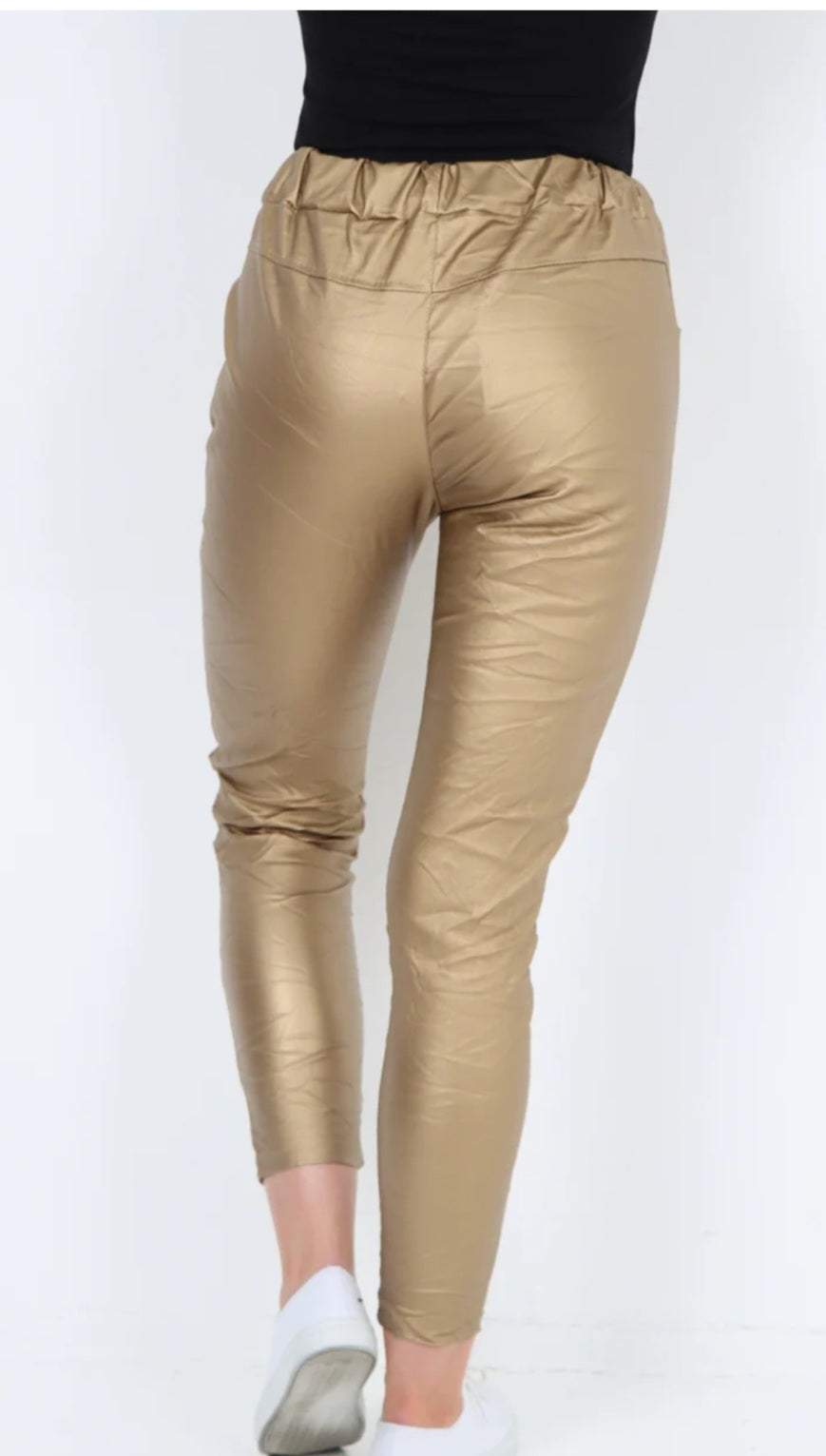 Magic Trousers - Shiny Wet Look in 5 Colour Options