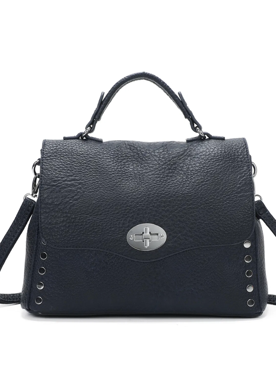 Grab Bag - Stud Detail, Soft Touch and Twist Lock Fastening