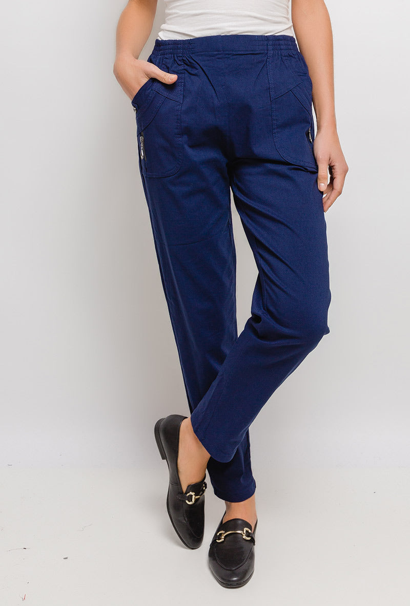 Fleece Lined Stretch Trousers for Winter Warmth & Comfort