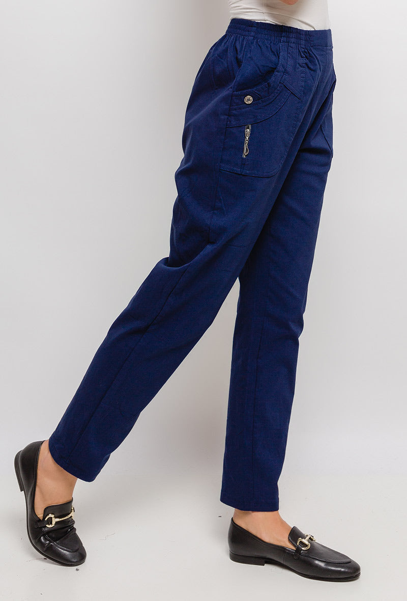 Fleece Lined Stretch Trousers for Winter Warmth & Comfort