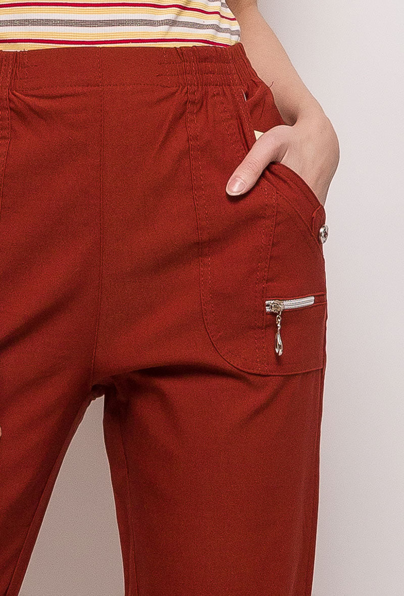 Fleece Lined Stretch Trousers for Winter Warmth & Comfort