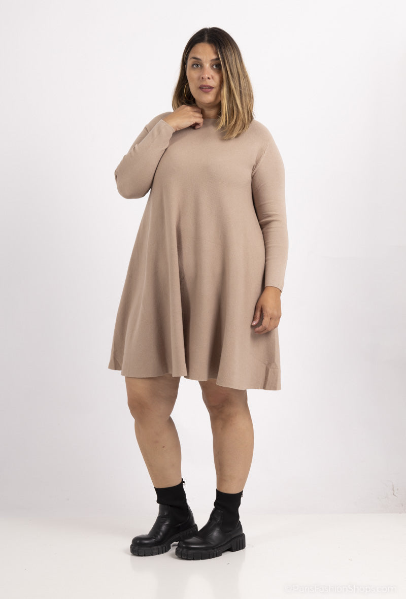 Knitted Skater Dress - Stylish & Comfortable Wardrobe Staple