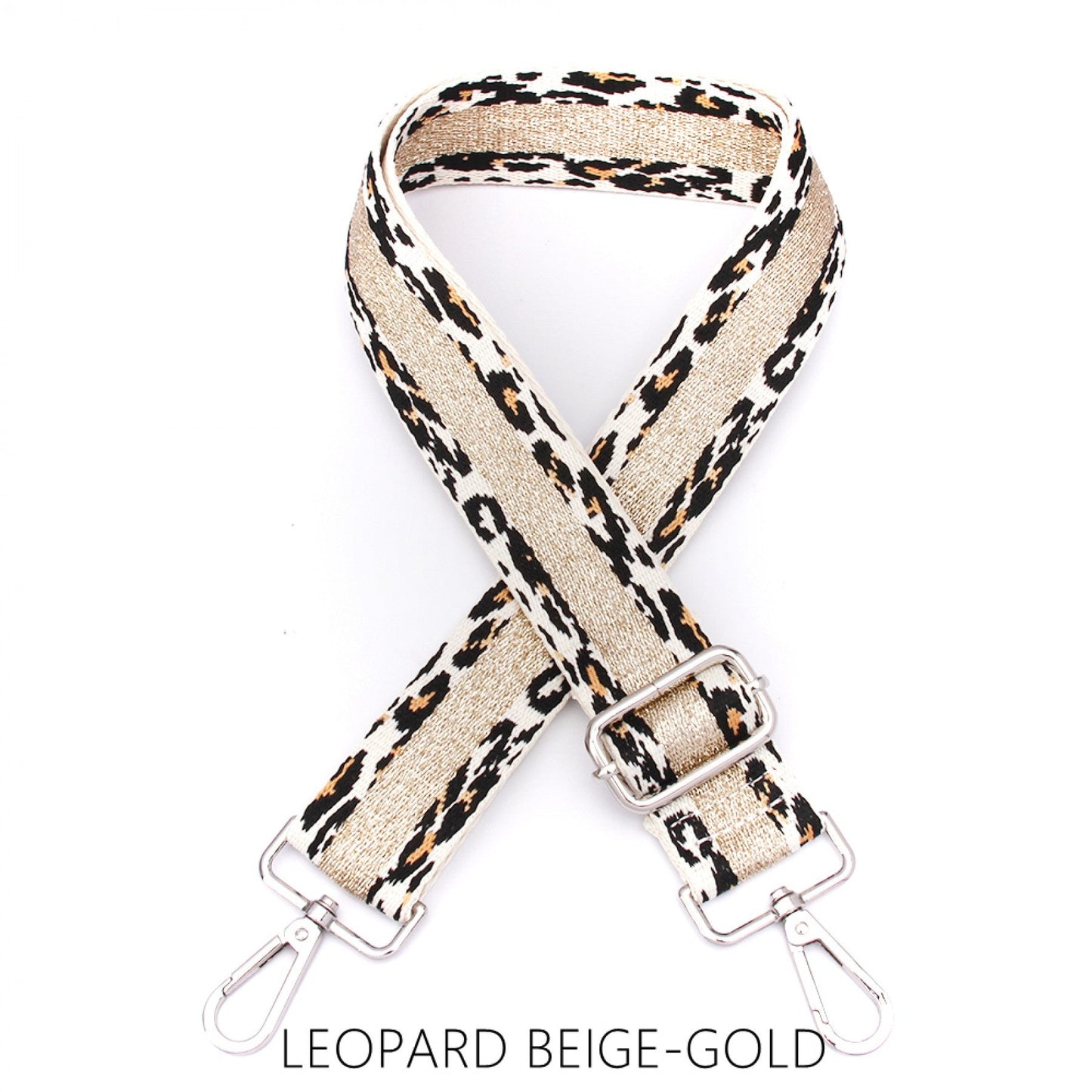 Leopard Thin Bag Strap - various colours and designs available.