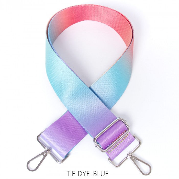 Wide Tie Dye Bag Strap - various colours and designs available.