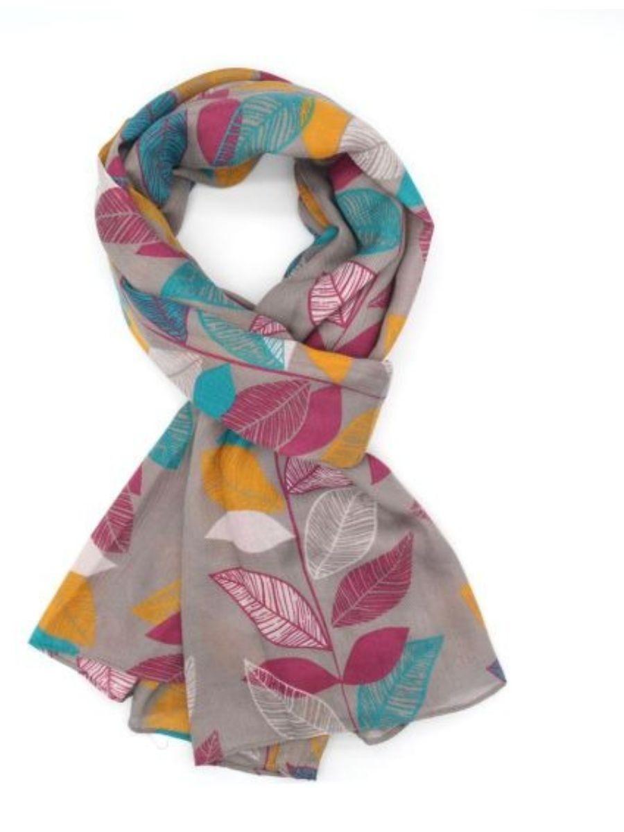 Falling Leaves Print Scarf