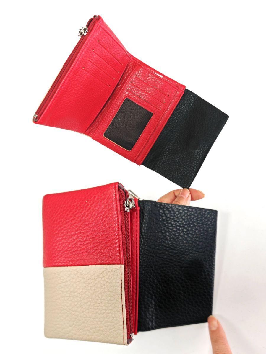 Soft Tri-Colour Purse - Gift Boxed