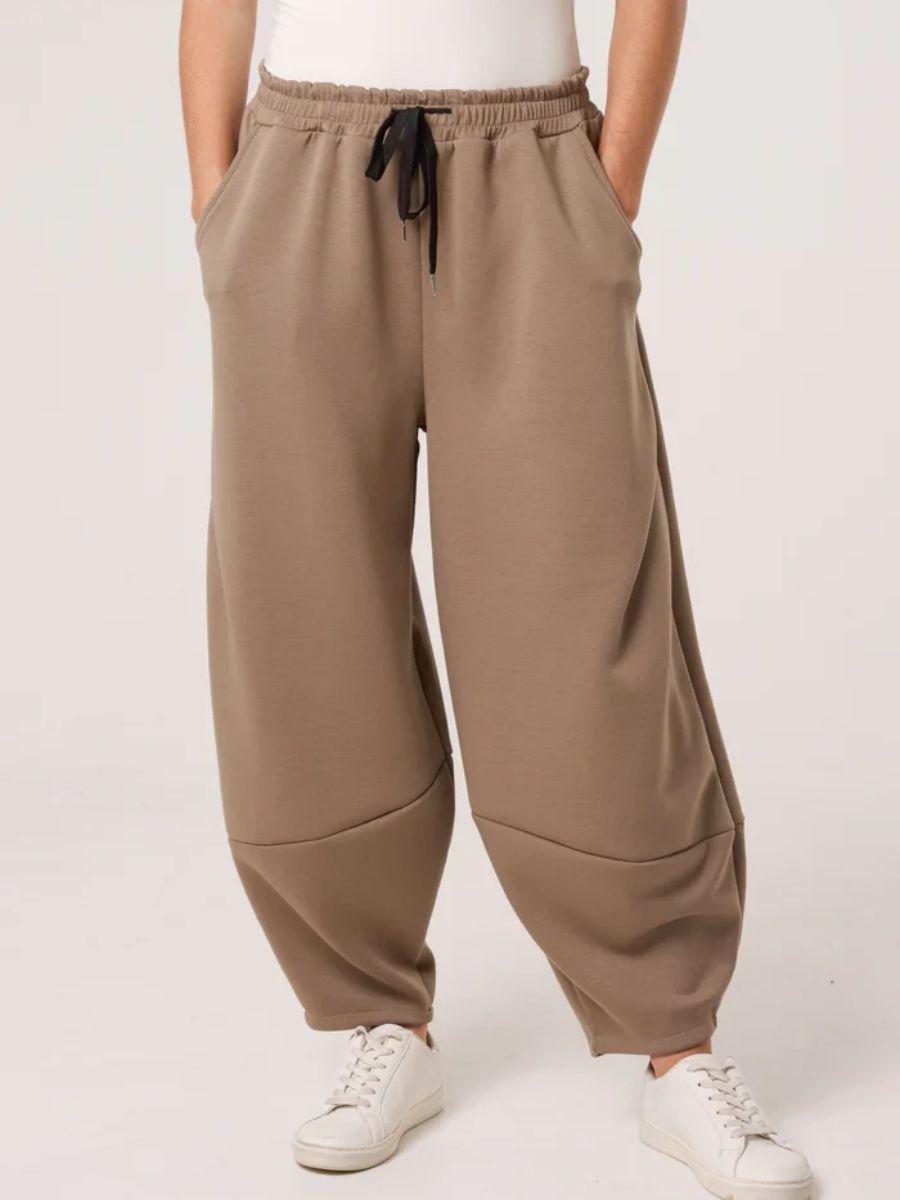 Soft Touch Barrel Leg Trouser
