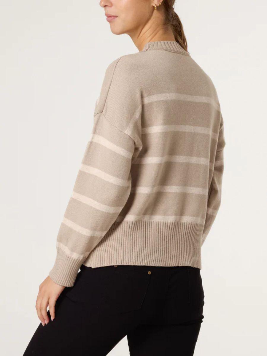Round Neck Stripe Jumper