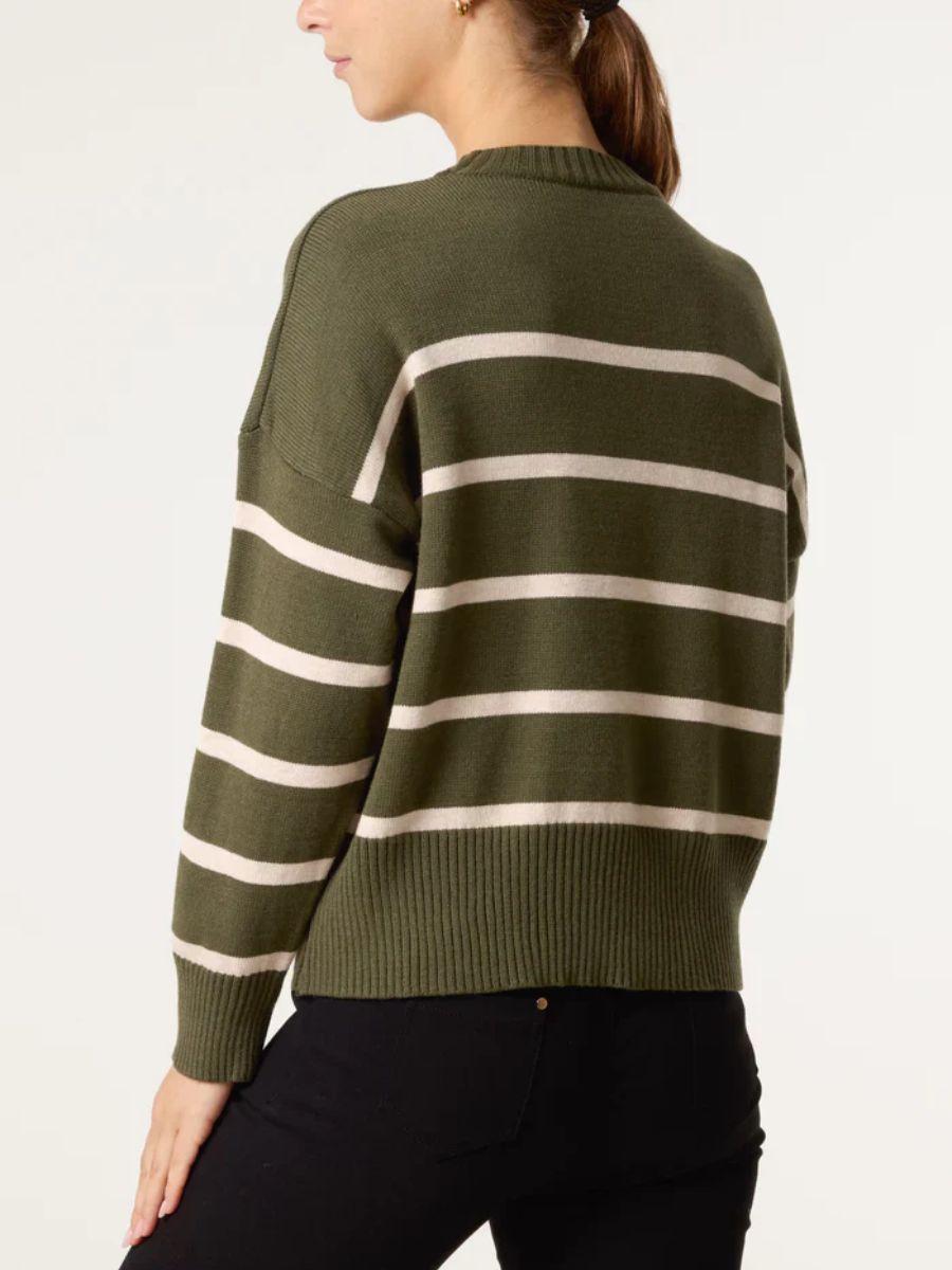 Round Neck Stripe Jumper