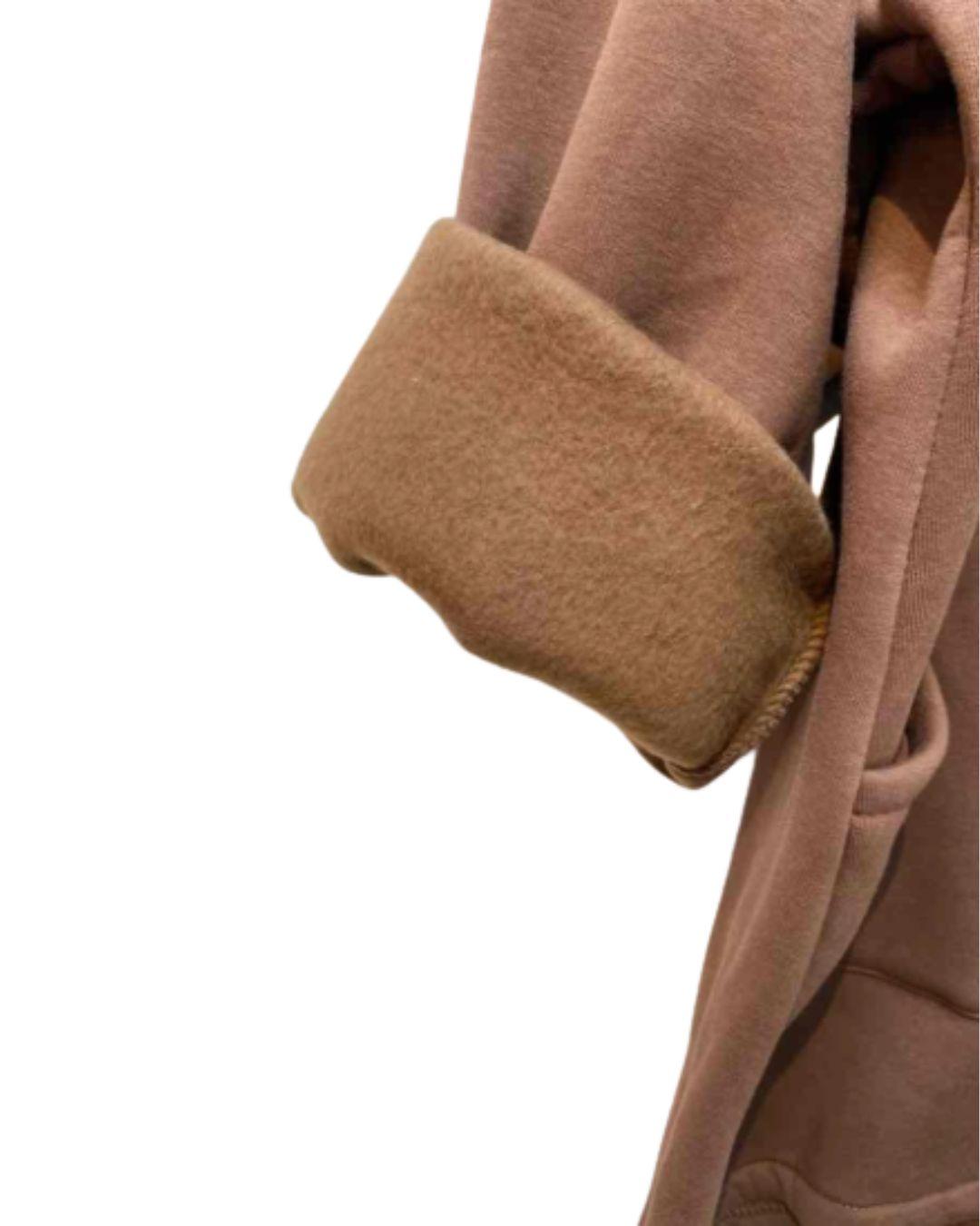 Thick Fleece Lined Hooded Jacket