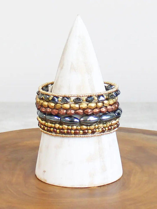 Beaded Spiral Bracelet