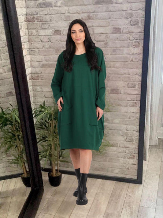 Side Button Pocket Tunic