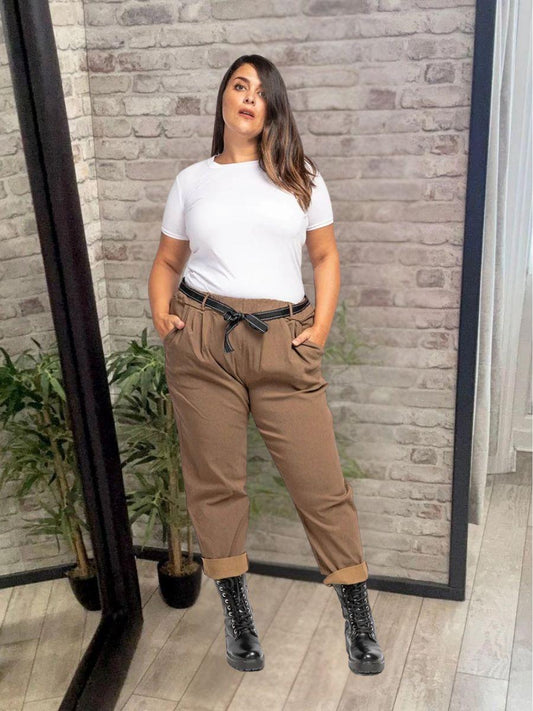Plus Belt Loop Magic Trousers