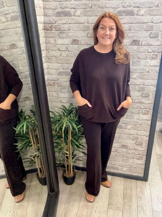 Plait Back Batwing Jumper