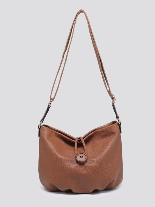 Button Fashion Crossbody Bag