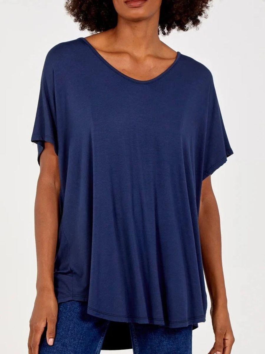 Soft VNeck Plain T-Shirt