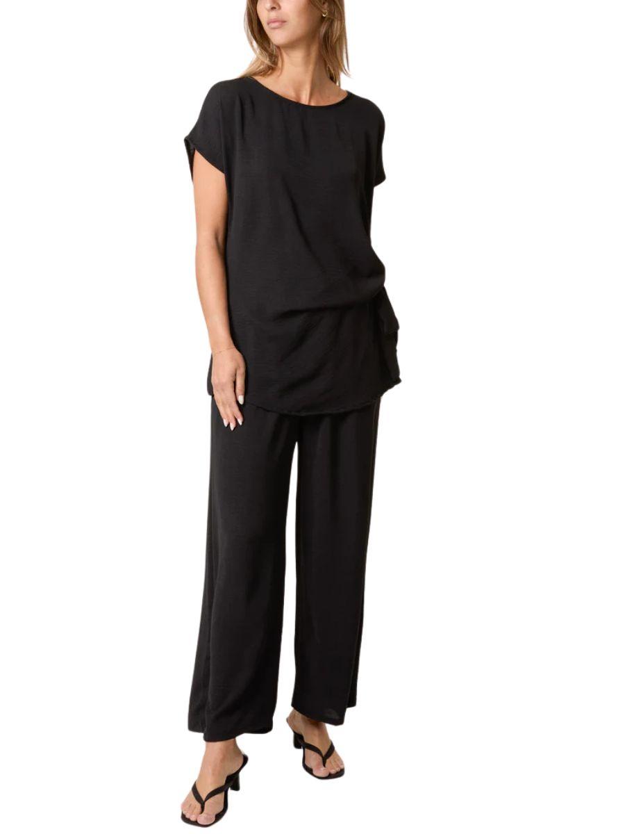 Plain Tie Side Trouser Co-Ord