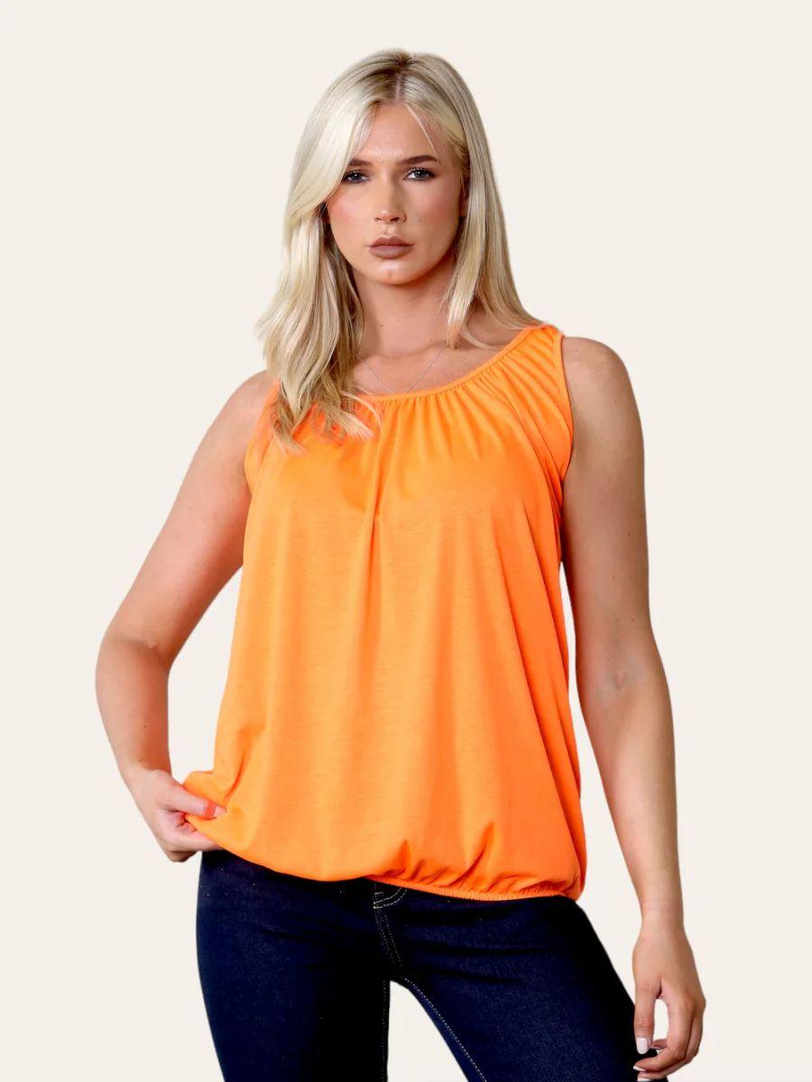 Elastic Hem Vest