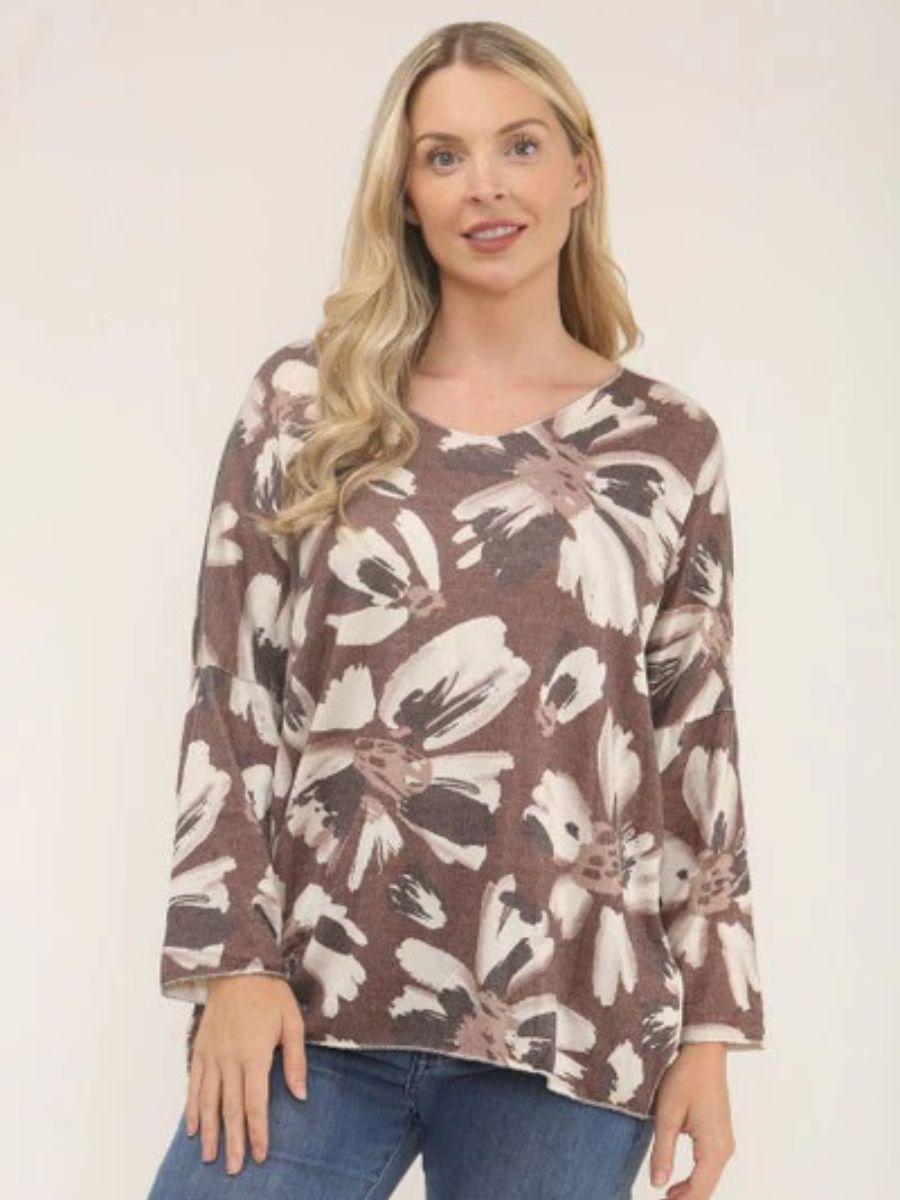 Soft Touch Floral Daisy Top