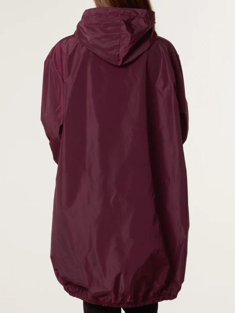 Zip Up Hooded Rain Coat