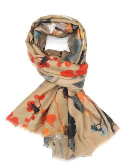  Autumn Leaves scarf shawl