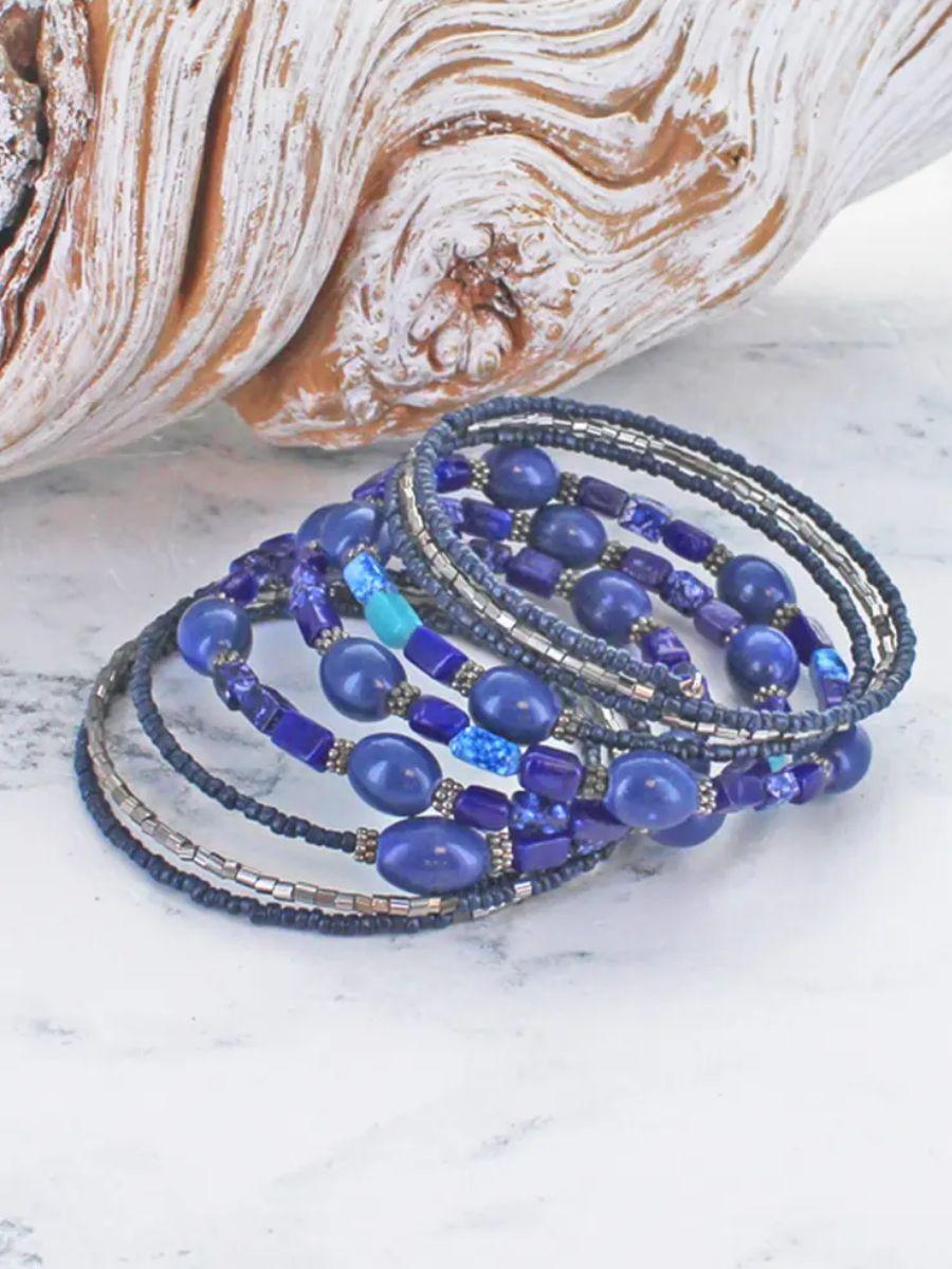 Beaded Spiral Bracelet