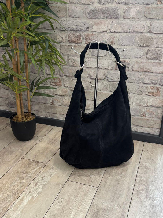 Suede Shoulder Bag