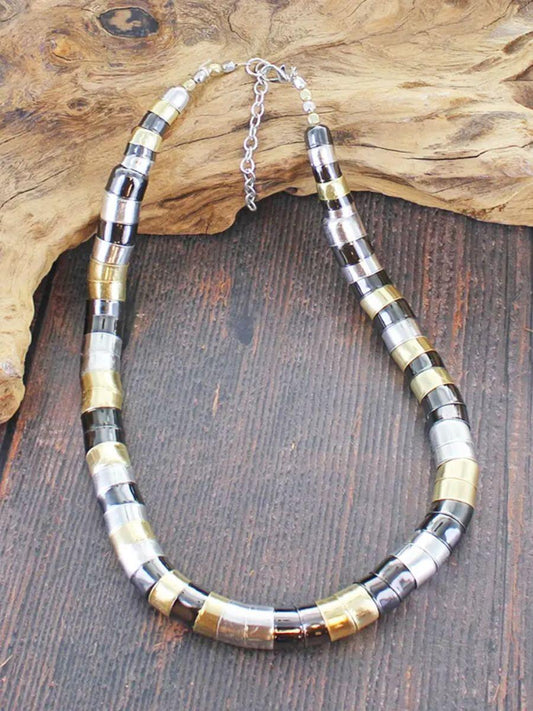 Short Chunky Snake Necklace