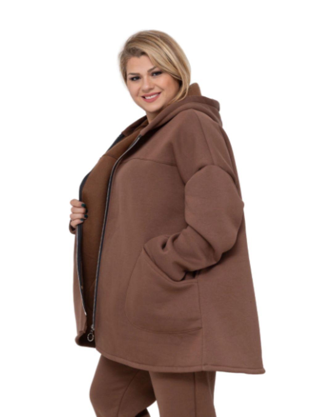 Thick Fleece Lined Hooded Jacket
