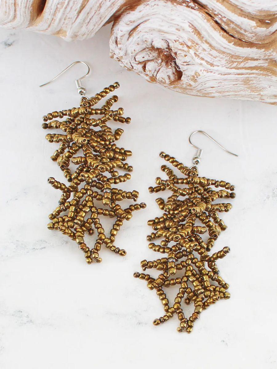 Beaded Drop Earrings