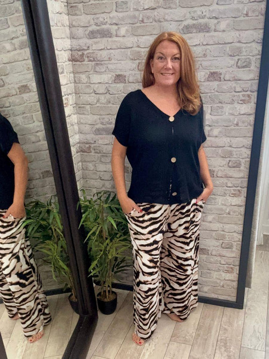 Slinky Stretch Palazzo Trouser