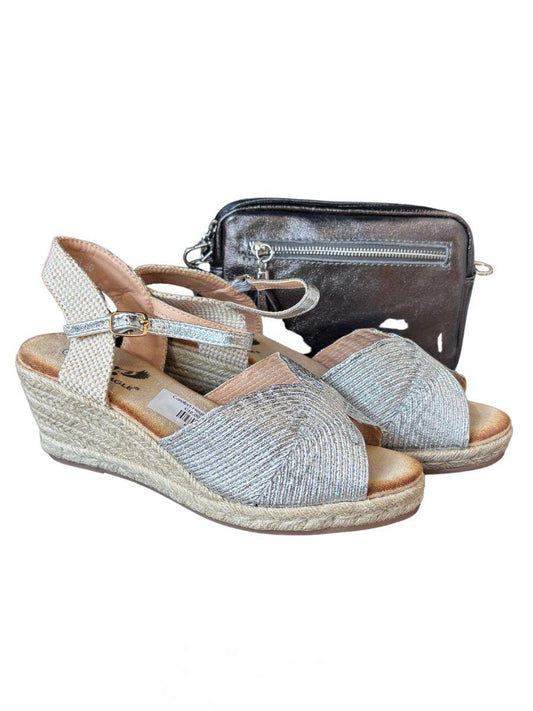 Comfort-Height Wedge Sandal