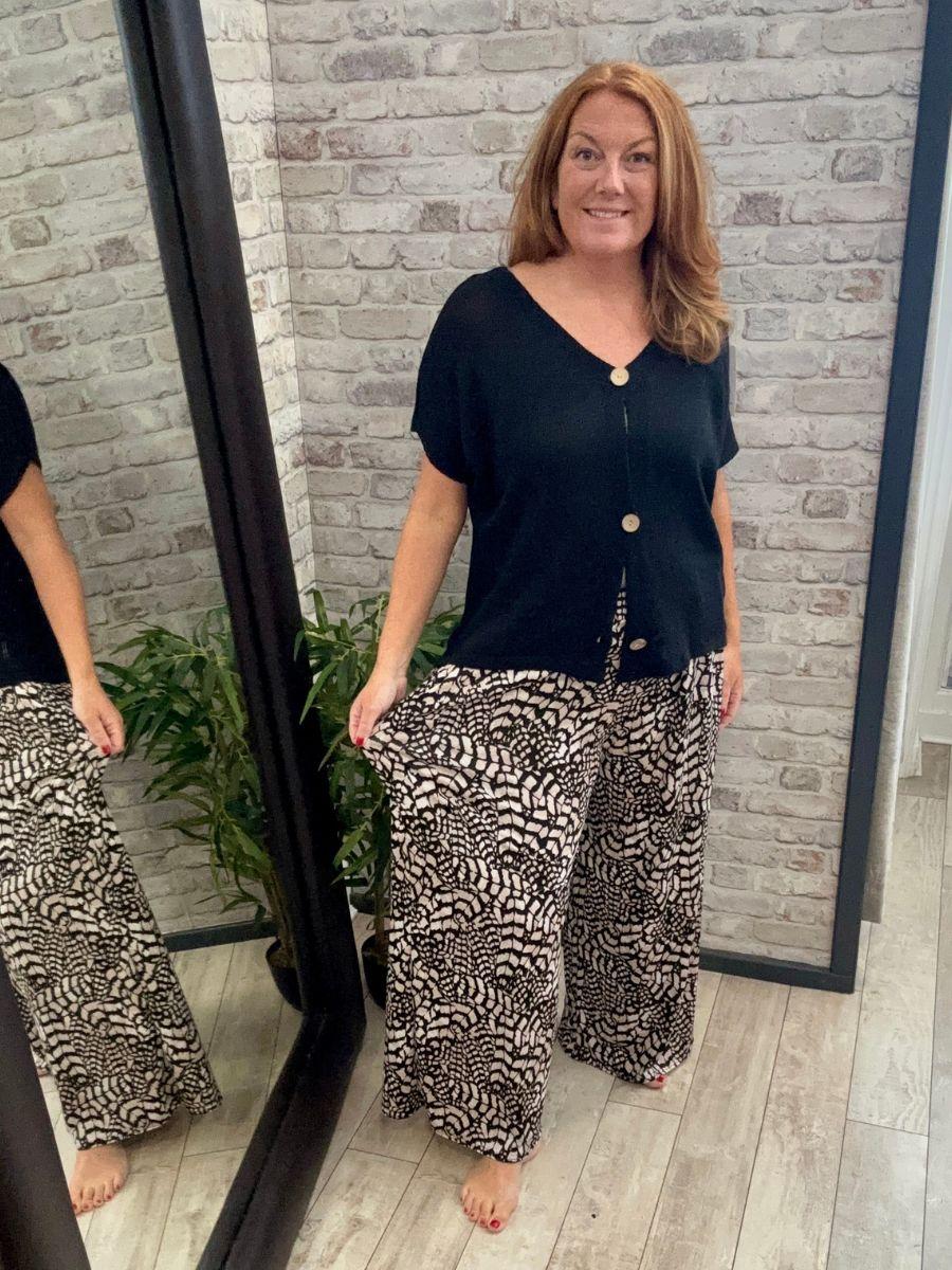 Slinky Stretch Palazzo Trouser