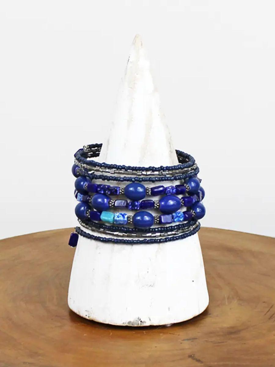 Beaded Spiral Bracelet
