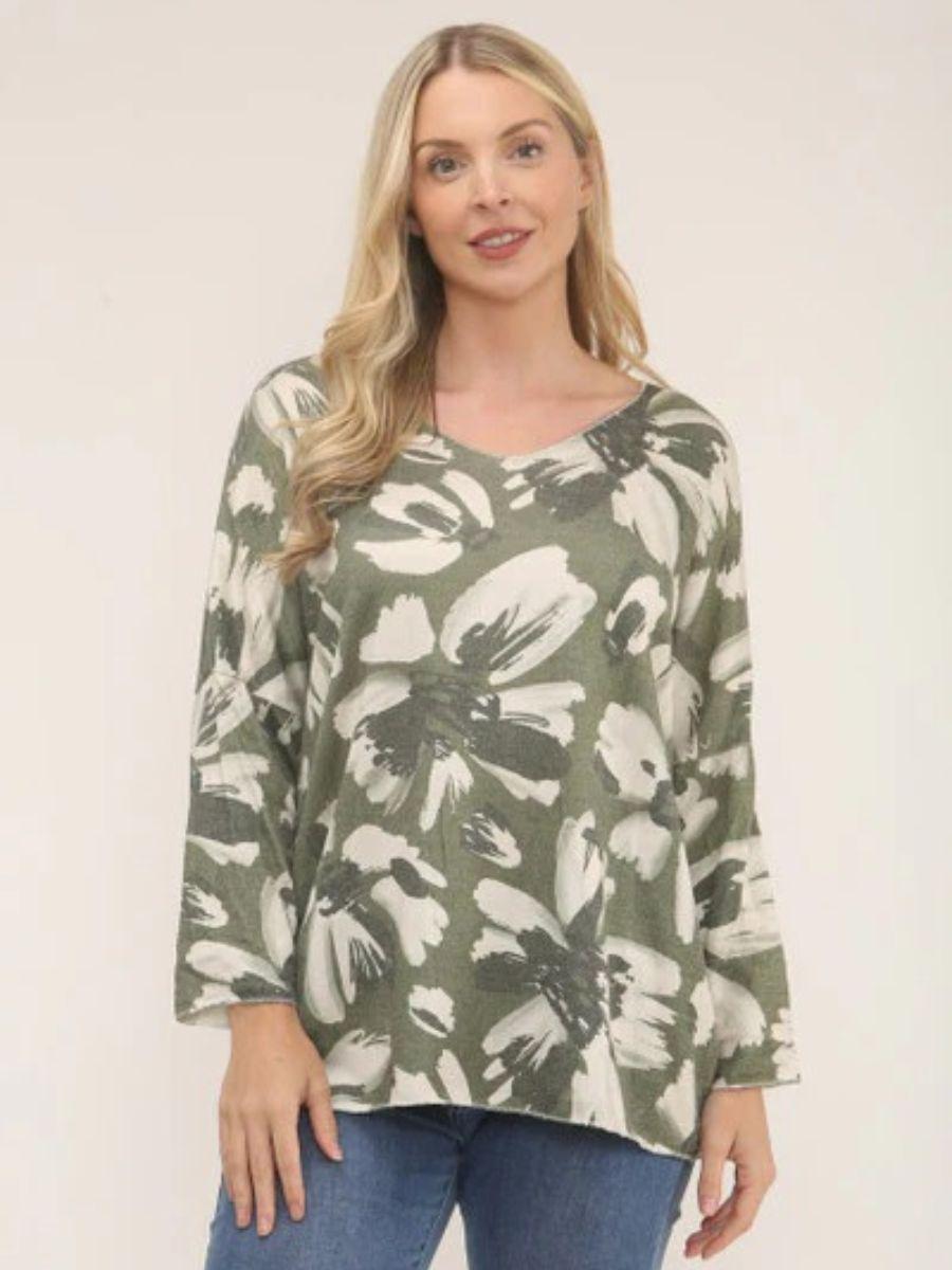 Soft Touch Floral Daisy Top