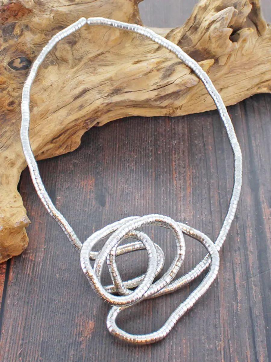 Long Bendy Snake Necklace
